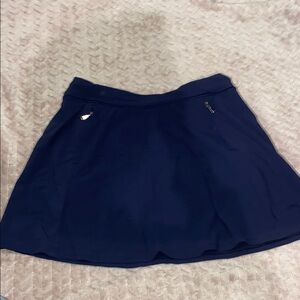 Navy Blue Skater Skirt